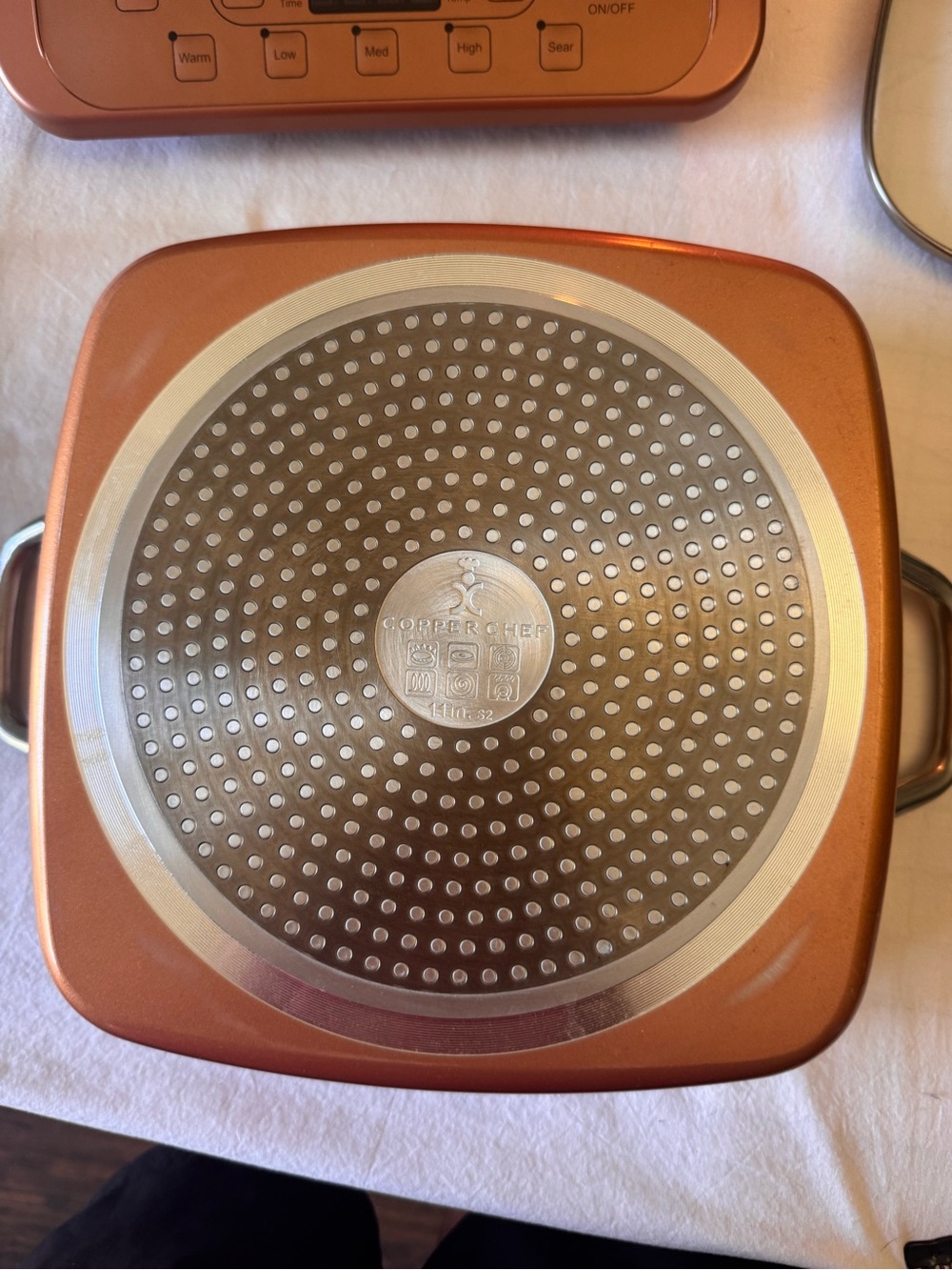 Copper Chef Square Nonstick Skillet with Glass Steamer Lid - Copper - Picture 10 of 10